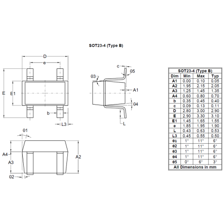 SOT23-4 (Type B) image