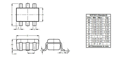 SOT363 Standard