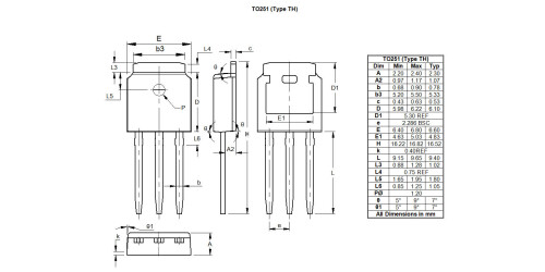 TO251 Type TH