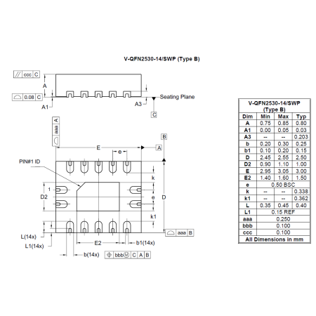 V-QFN2530-14_SWP (Type B) Image